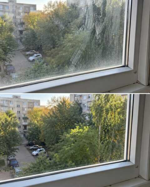 Schlieren auf dem Fenster? So wird die Scheibe wieder klar