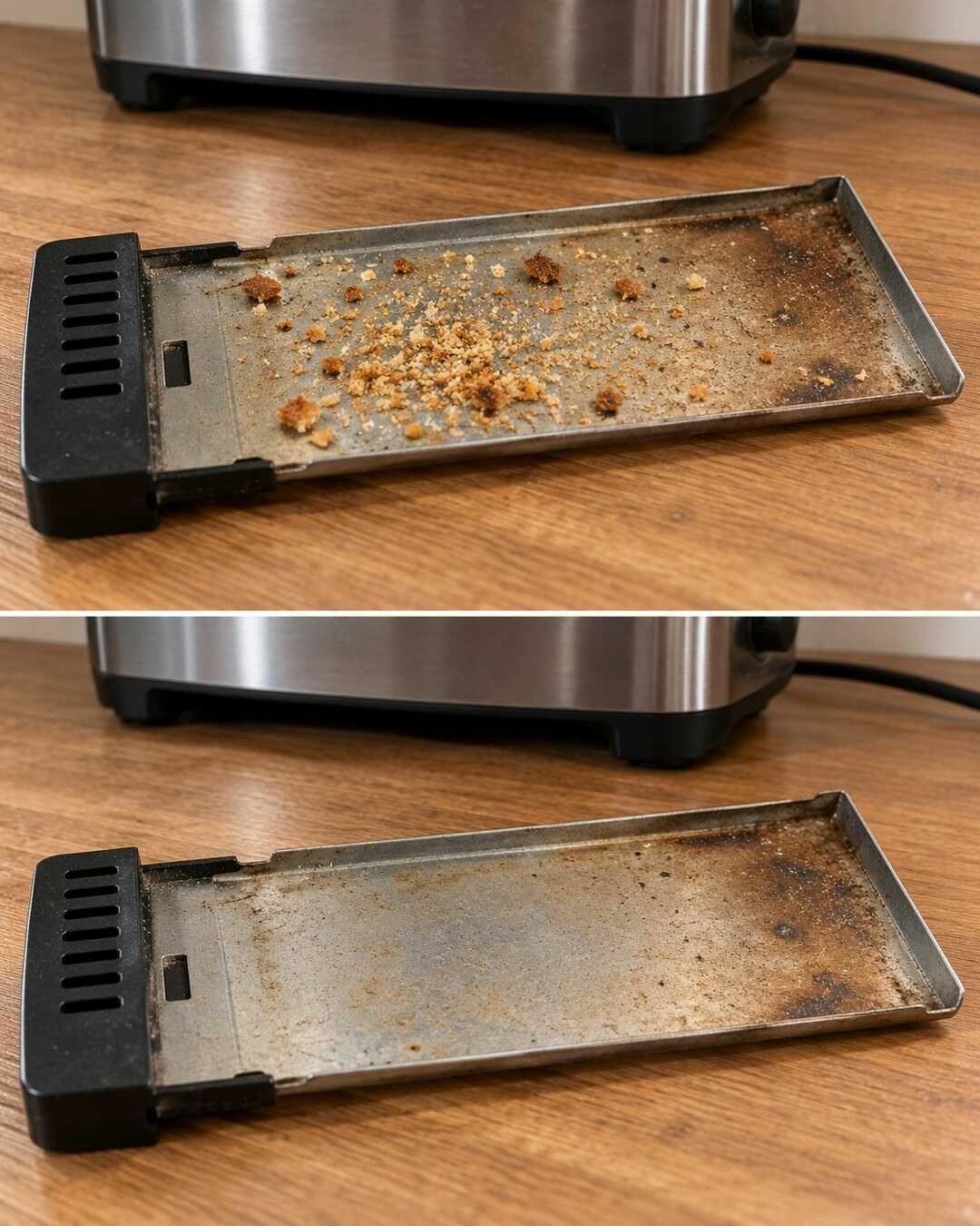 Krümel im Toasterfach? So leerst du die Schublade richtig