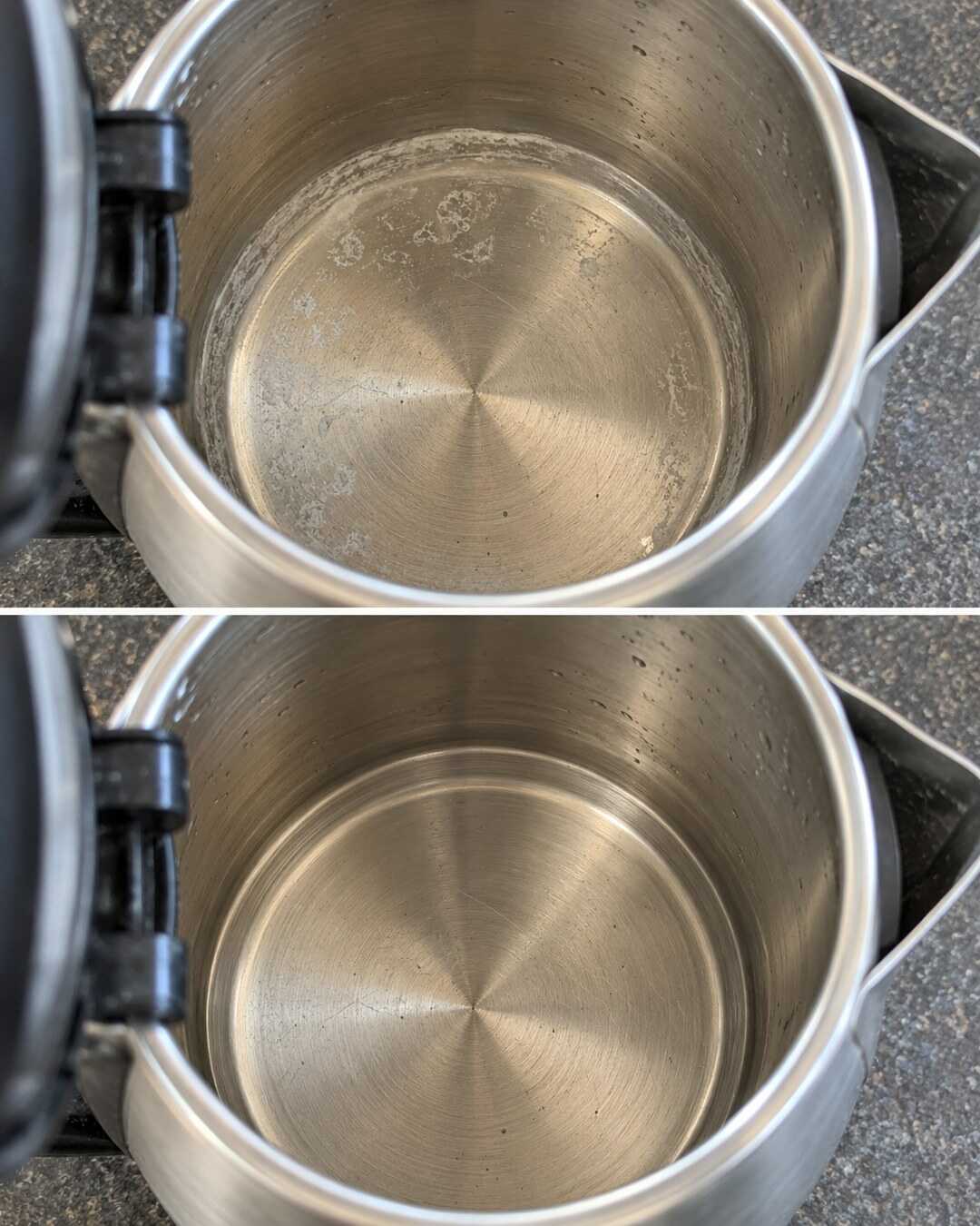 Heller Kalk am Wasserkocherboden? So entkalkst du nach Geräteanleitung